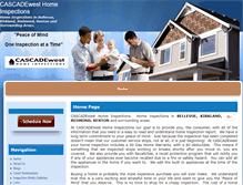 Tablet Screenshot of cwhomeinspections.com